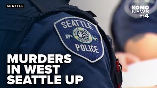 West Seattle matches last years murder total after weekend shooting [upl. by Mendelsohn]