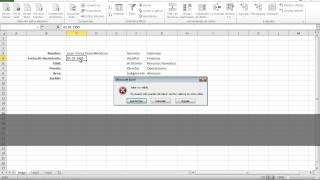 Excel  Validacion de Fechas [upl. by Ludly]
