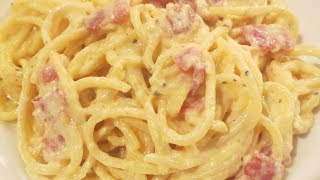 SPAGHETTI ALLA CARBONARA CREMOSI SEMPRE A MODO MIO  FoodVlogger [upl. by Novoj]