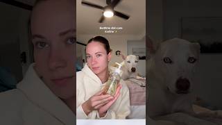 My skin care routine everything is linked in my LTK✨skincare dogshorts grwm dog beauty puppy [upl. by Aihtenyc]