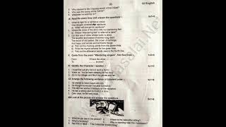 7 stdsecond mid term test english question paper 2024novembercamskalvichannel [upl. by Manning705]