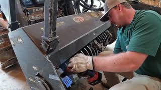 Replacing the Groovy Teeth on my GyroTrac 500HF mulching head [upl. by Whitcomb]