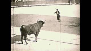 Une Course de Taureaux à Arles  BullFight at Arles  Corrida en Arles c1922 [upl. by Pallaten500]