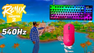 SteelSeries Apex Pro TKL ASMR 😴 Solo Gameplay 🏆 Satisfying Keyboard Fortnite 360 FPS 4K [upl. by Aizat]