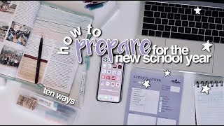 How To Prepare for the New School Year ☆ Back To School Tips [upl. by Blunk]