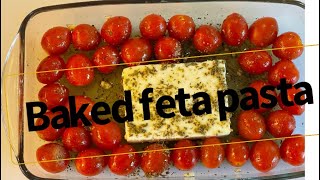 Viral TikTok Baked Feta Pasta Recipe [upl. by Barden]