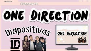 DIAPOSITIVAS CON TEMATICA ONE DIRECTION  POWER POINT CREATIVO [upl. by Naerb860]