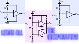 Op Amp Comparator Circuits [upl. by Fanny]