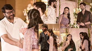 TFI Celebs Attends at Designer Shravya Varma  Srikanth Kidambi Wedding Reception  Chiranjeevi  FT [upl. by Bekelja]