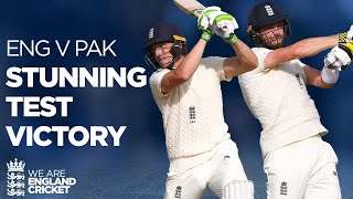 Dramatic Ending To Test  England v Pakistan Highlights 2020 [upl. by Ellata]