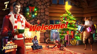 Welcome to Fortnite Winterfest 2023 ALL PRESENTS [upl. by Liahcim]