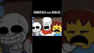 UNDERTALE plays ROBLOX [upl. by Lynd390]