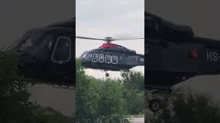 AW139 Helicopter Landing landing helicopter aw139 aviation [upl. by Melitta383]