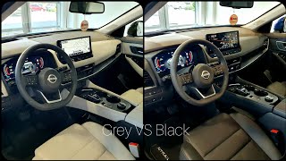 Comparing two Nissan XTrail T33A ePOWER e4ORCE TEKNA Grey VS Black synthetic leather [upl. by Idalia]