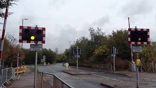 New Upgrade Lydney A48 Bypass Level Crossing Gloucs 06102018 [upl. by Novert]