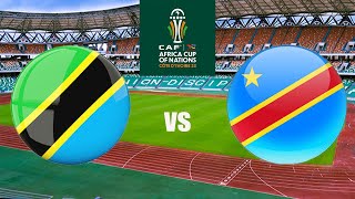 LIVE TANZANIA VS DRC CONGO  MCHEZO WA AFCON 20232024 AFRICAN CUP OF NATIONS [upl. by Anirehtak258]