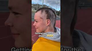 These playoff haircuts 🤣 via benlangford4TT shorts [upl. by Malas69]