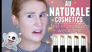 AU NATURALE COSMETICS  First Impressions  Wear Test [upl. by Goodyear]