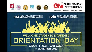 Orientation Day GNIT  2023 [upl. by Langer324]