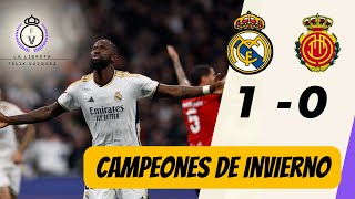 🔎⚽️ El REAL MADRID GANA y se proclama CAMPEÓN de INVIERNO  Resumen Real Madrid 1  0 Mallorca [upl. by Byrdie]