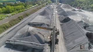 La carrière Lafarge de Givet vue du ciel [upl. by Dougy]