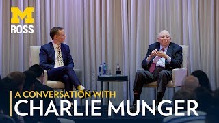 A Conversation with Charlie Munger and Michigan Ross  2017 [upl. by Annorah]