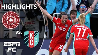 Kansas City Current vs Portland Thorns  NWSL Highlights  ESPN FC [upl. by Sivolc834]