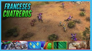 ¡¡¿Exploradores Profesionales Franceses  Age of Empires 4 [upl. by Shadow]