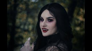 Halloween Vampire Makeup Tutorial  Covet Fashion [upl. by Melone811]