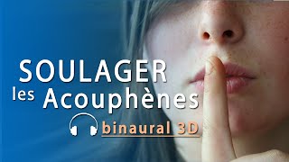 Acouphènes Solution  Traitement et Guérison avec bruit blanc Naturel Binaural 3D [upl. by Mohn]