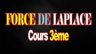 Force de laplace 3eme sciences math technique info [upl. by Araic938]