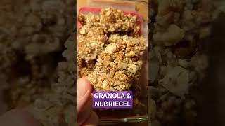 granola amp nußriegel schnell selbstgemacht  Thermomix mit amp ohne  Rezept ClaudiasKuechenexpress [upl. by Edlyn]