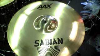 Sabian AAX 18quot XPlosion Crash Cymbal  AAXPLOSION [upl. by Ahsinahs]