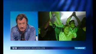 Montpellier  Richy le sosie de Johnny Hallyday parle de son idole [upl. by Elkcim]