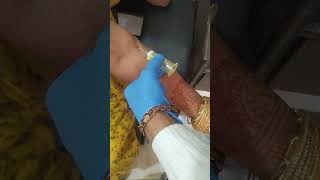 Blood sample collection procedureaseptic nursing hospital doctor shorts blooddonation [upl. by Iana]