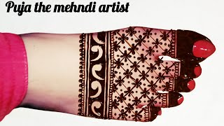 New year special Latest feet mehndi design 2025Mehandi ka designpairon ki mehandimehndi designs [upl. by Alvina843]