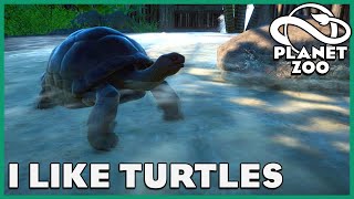 Aldabra Giant Tortoise Habitats Planet Zoo Zoo Spotlight 23 [upl. by Rebeca]