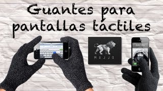 Guantes para Pantallas Táctiles de la Marca Mujjo  Unboxing y Review [upl. by Atimed]