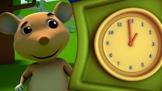 Hickory Dickory Dock  Rimas infantiles  canción de niños  Baby Song  Kids Rhyme  Preschool Song [upl. by Recor]