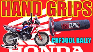 Hand Grips Replacement Guide feat Honda CRF300L Rally [upl. by Oiragelo]