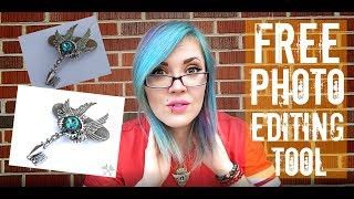 How I edit my Etsy Shop Photos for Free Video 1 [upl. by Eelaroc]