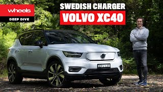 2022 Volvo XC40 Recharge Pure Electric Review  Wheels Australia [upl. by Arria]