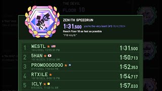 ZENITH SPEEDRUN 131 WR  Holding 5 PPS for 5 MINUTES TETRIO [upl. by Aspa533]