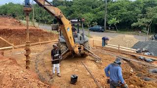 SERVIÇO DE RETROESCAVEIRA SENDO NARRADO AO VIVO [upl. by Queen]