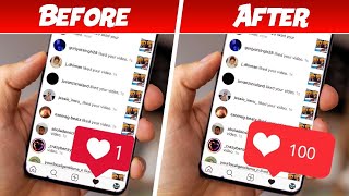 Get Free Insta Likes 200❤️👍How to increase Instagram likes❤️❤️ [upl. by Redlac]