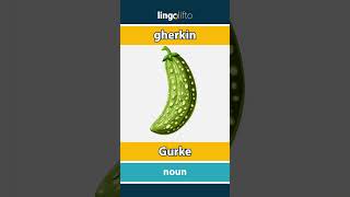 🇬🇧🇩🇪 gherkin  Gurke  vocabulary builder  learn English  Lernen wir Englisch [upl. by Ahseiyk489]