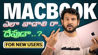 macbook new user guide in telugu 2024  mac for beginners  km creative zone [upl. by Filipe483]