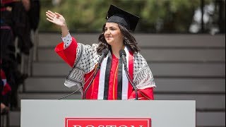 Boston University Commencement 2018 Student Speaker Yasmin Younis [upl. by Ojimmas]