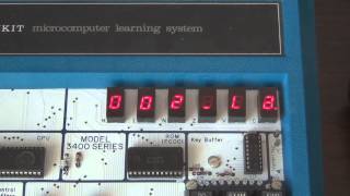 Programming Heathkit ET3400A microprocessor trainer [upl. by Kersten]