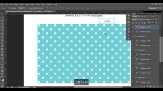 How to make planner dividers using a Printable Photoshop Template half page size [upl. by Duomham]